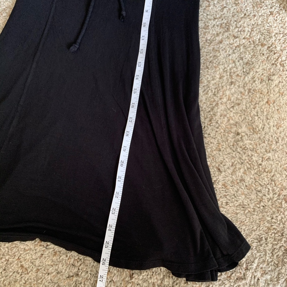 SOLD Silence + Noise | Black Lace Up Mini Dress - Picture 8 of 8